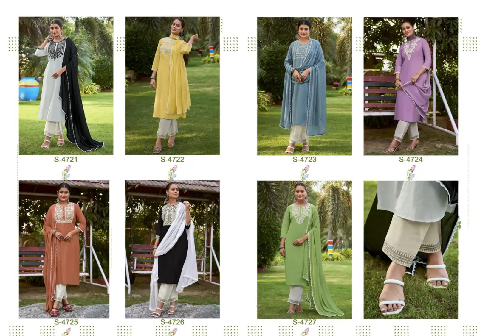 Subhash Sarees Pari 2 Mal Cotton Wholesale Fancy Readymade Salwar Suit Catalog - Image 8