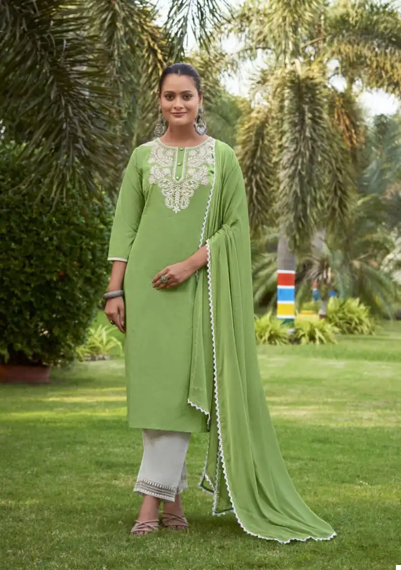 Subhash Sarees Pari 2 Mal Cotton Wholesale Fancy Readymade Salwar Suit Catalog - Image 4