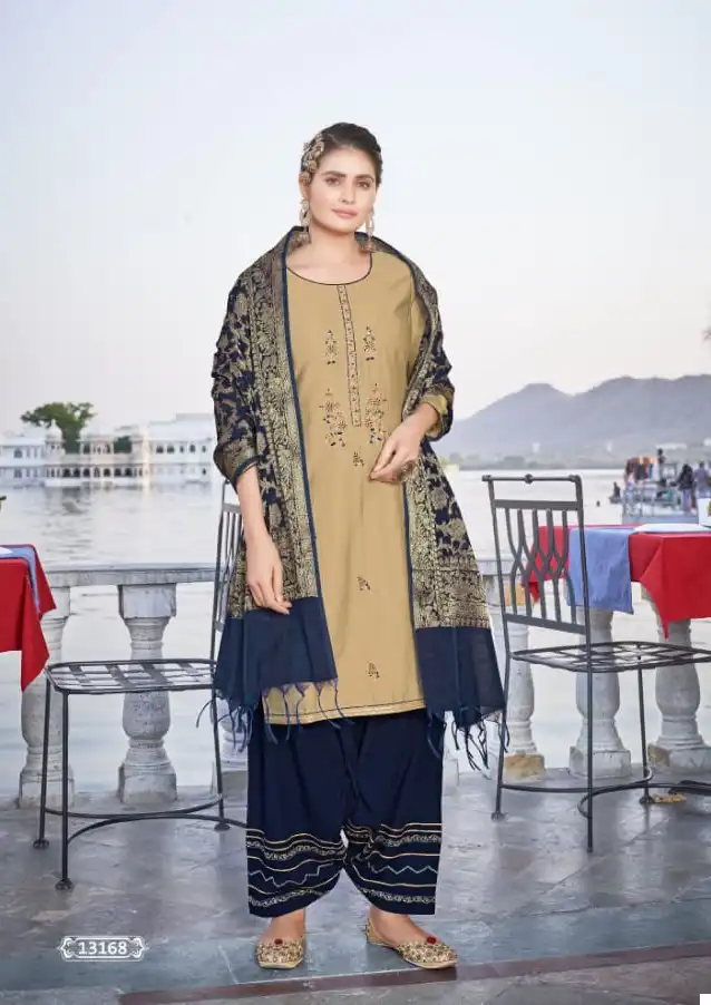 Kalaroop Sunheri By Patiala Vol - 6 Jam Silk Wholesale Readymade Suit Catalog - Image 4