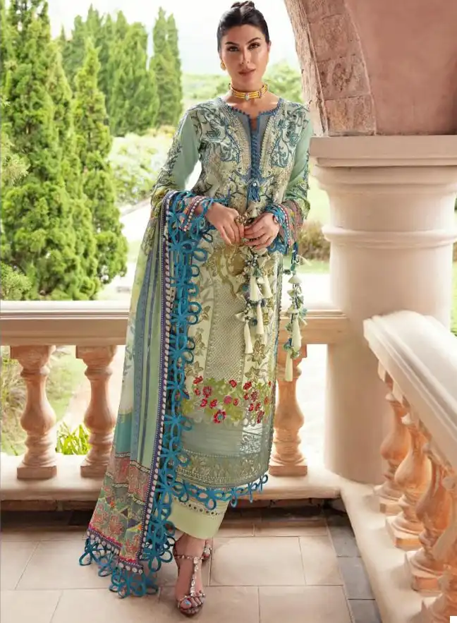 Taj Creations Design No. 483 Pure Cotton Print Wholesale Pakistani Salwar Suit