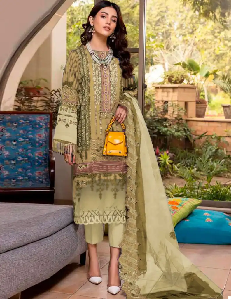 Taj Creations Do.no 480 & 481 Pure Cotton Wholesale Pakistani Catalog