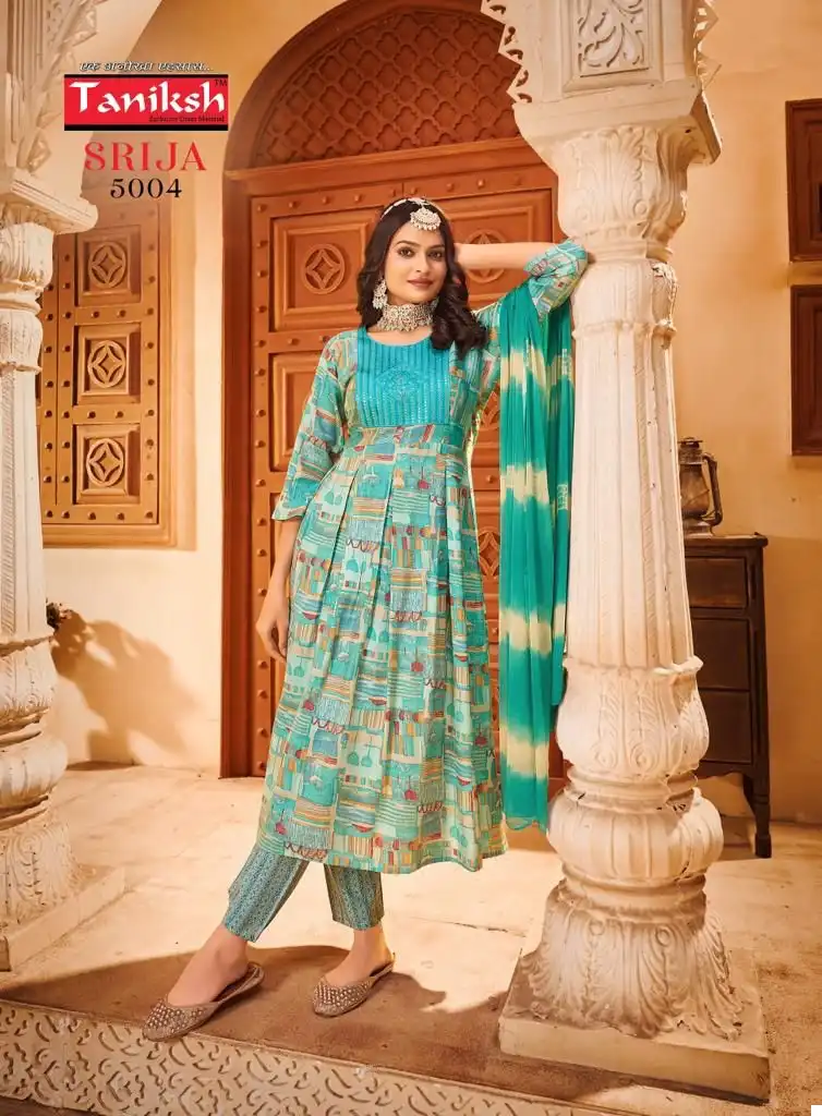 Taniksh Srija Vol 5 Rayon Print Wholesale Readymade Salwar Suit Catalog - Image 4