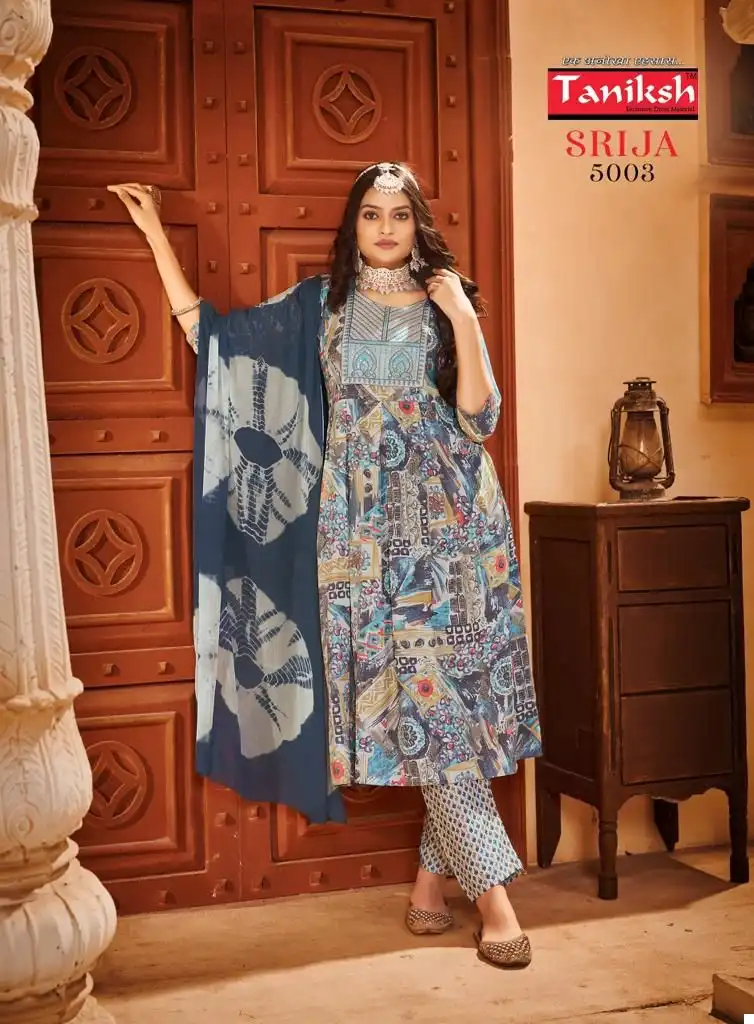 Taniksh Srija Vol 5 Rayon Print Wholesale Readymade Salwar Suit Catalog - Image 5