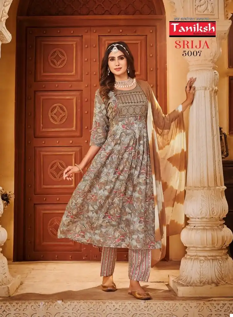 Taniksh Srija Vol 5 Rayon Print Wholesale Readymade Salwar Suit Catalog - Image 8