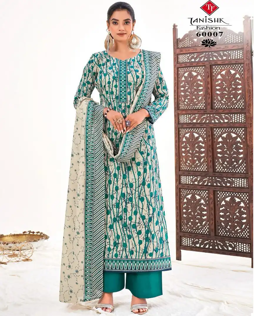 Tanishk Fashion Sanjh Pure Cotton Print Wholesale Salwar Suit Catalog