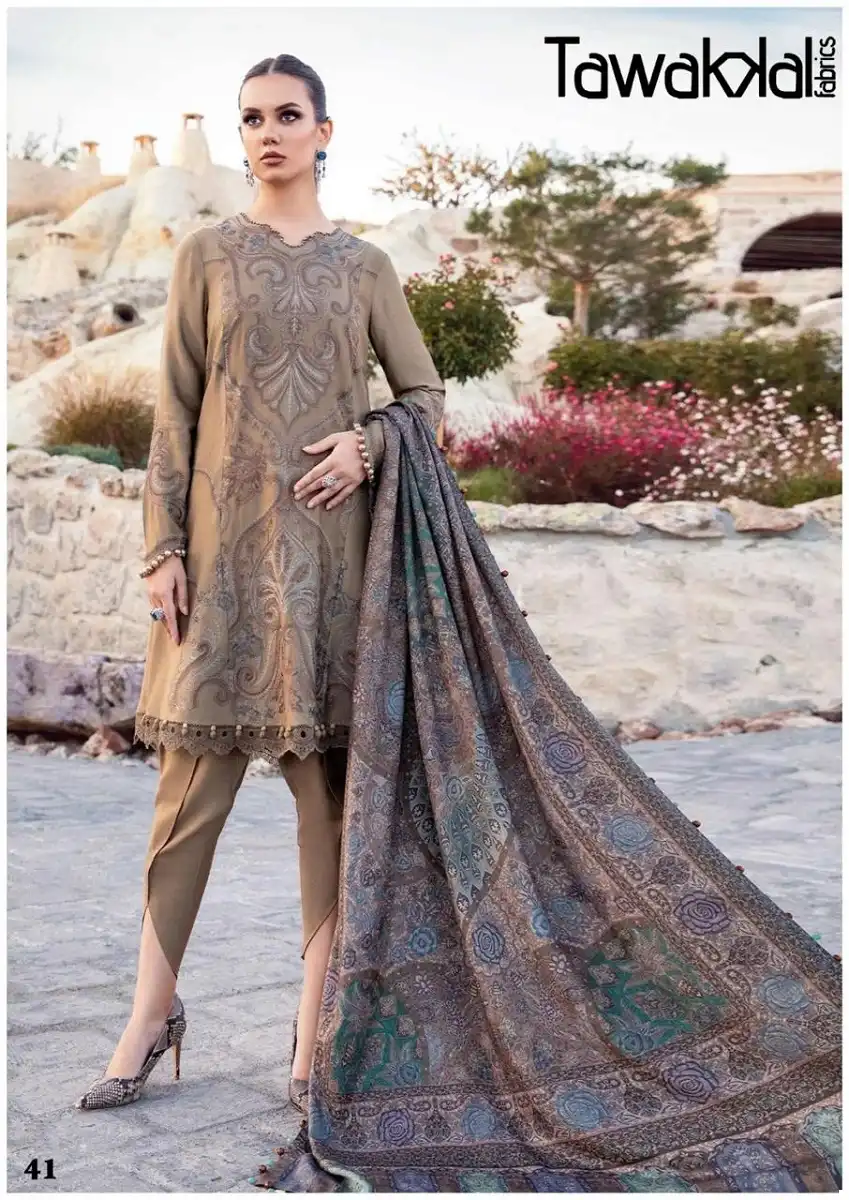 Tawakal Mehroz Vol 5 Pure Cotton Printed Wholesale Pakistani Salwar Suit Catalog - Image 2