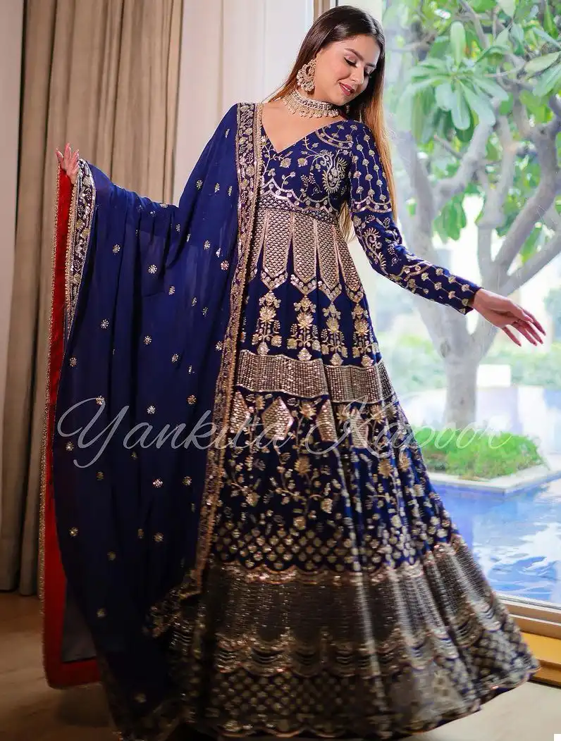 Vardan Ethnic 1603 Faux Georgette Wholesale Readymade Salwar Suit