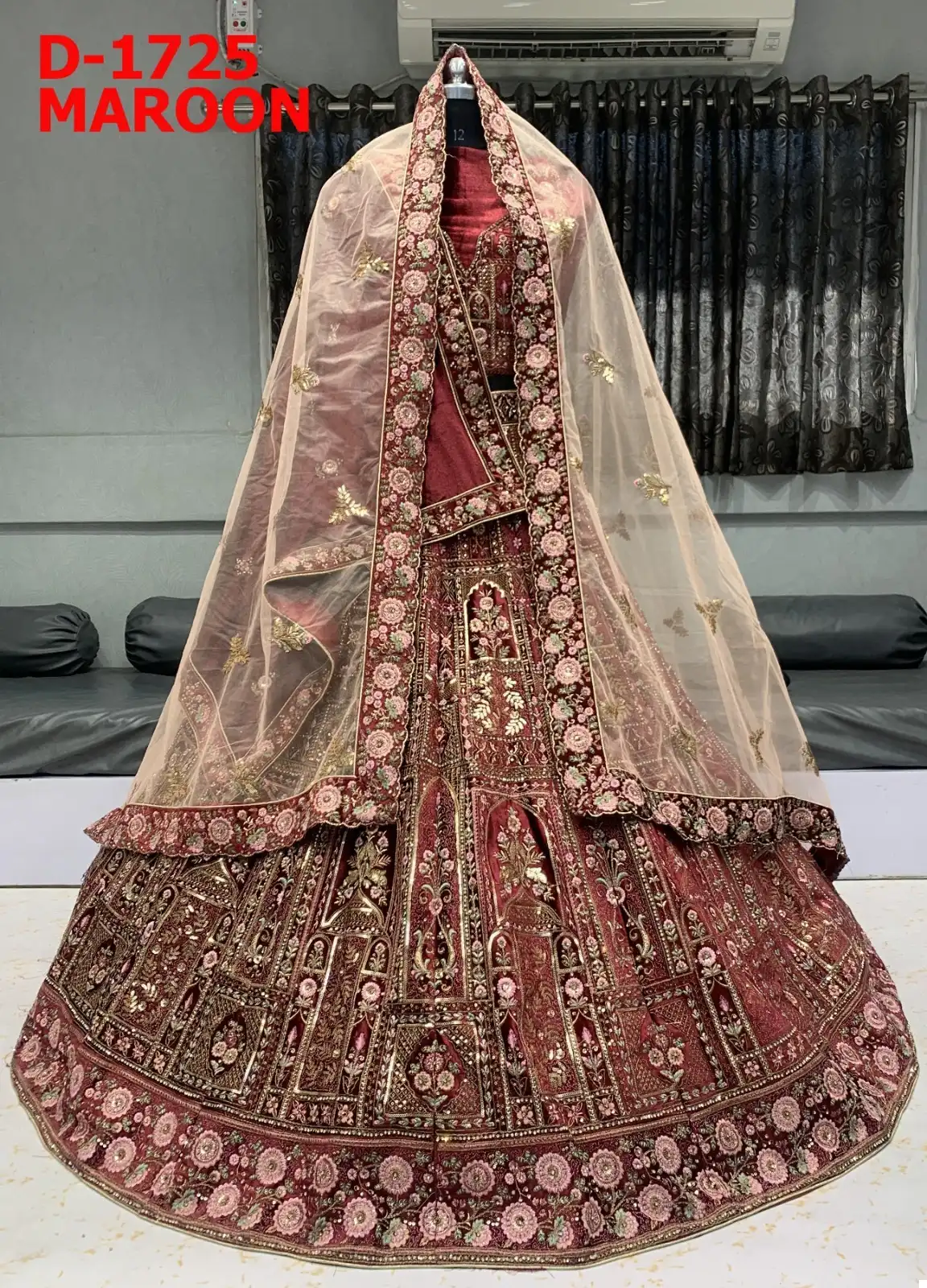 Vardan Ethnic 1725 Series Velvet Wholesale Lehenga Catalog - Image 3