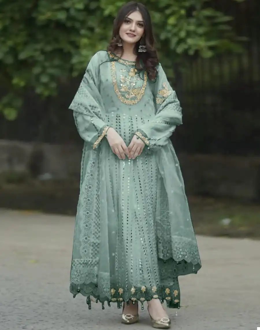 Vardan Ethnic Anamsa 264 Pure Faux Georgette Wholesale Pakistani Salwar Suit Catalog