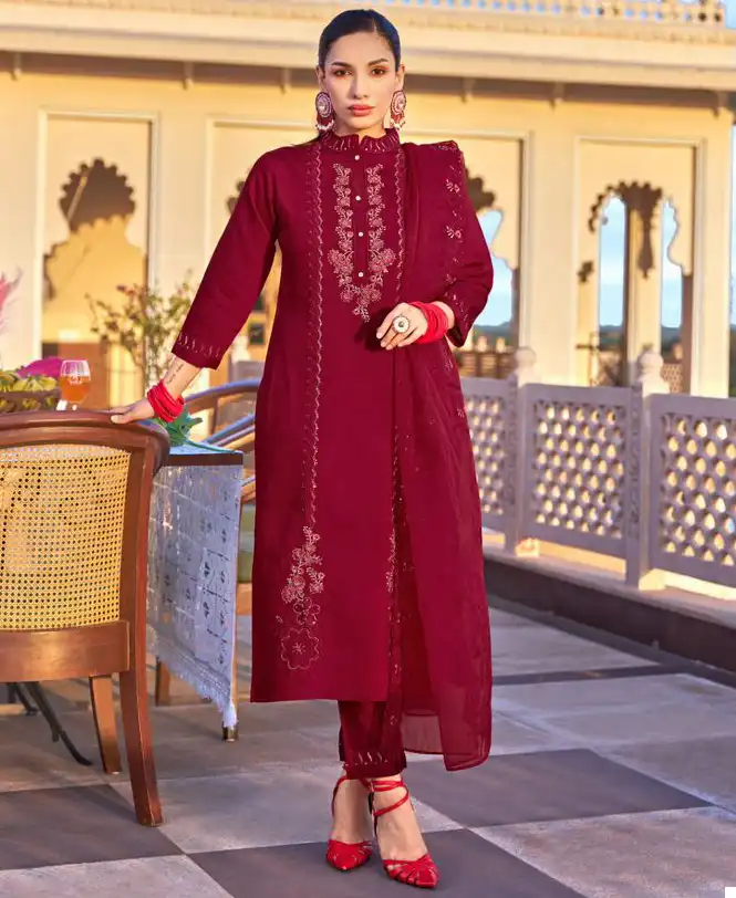 Vardan Ethnic Armani Pure Viscose Wholesale Readymade Salwar Suit Catalog