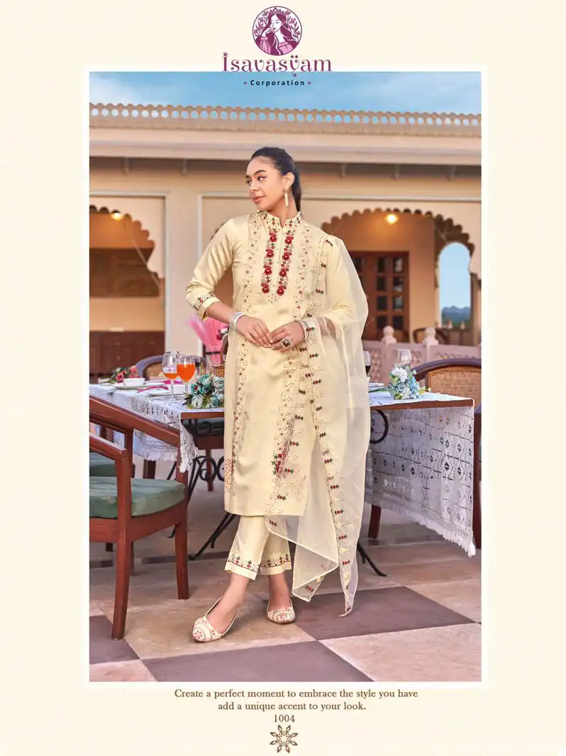 Vardan Ethnic Armani Pure Viscose Wholesale Readymade Salwar Suit Catalog - Image 4