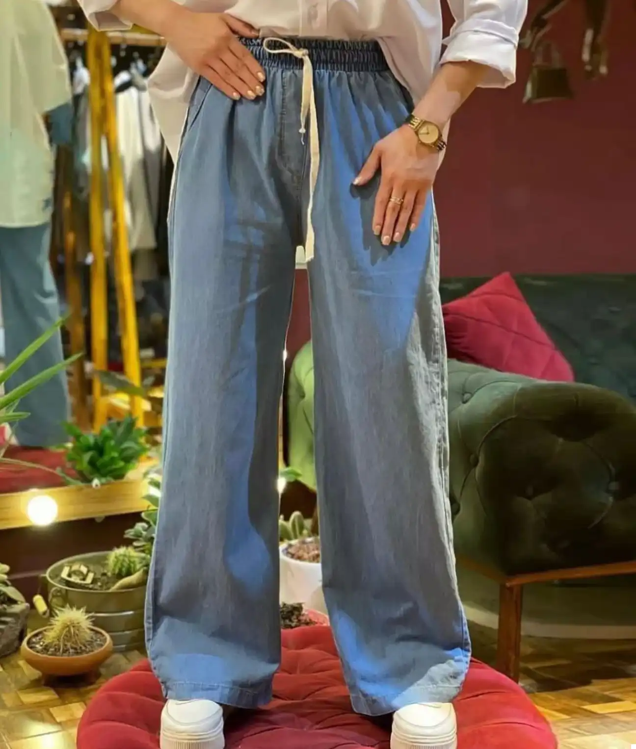 Vardan Ethnic Cotton Denim Plazzo Vol 1 Cotton Denim Wholesale Denim Plazzo Catalog