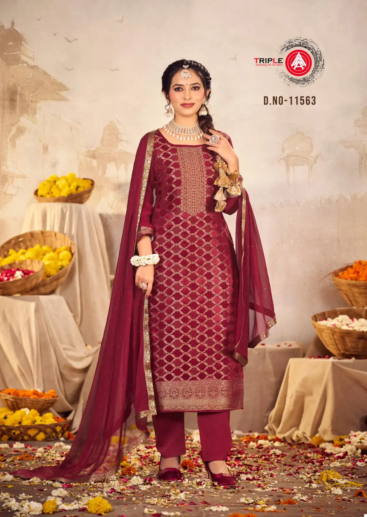 Vardan Ethnic Loyal Vol 2 Pure Muslin Wholesale Fancy Salwar Suit Catalog - Image 4