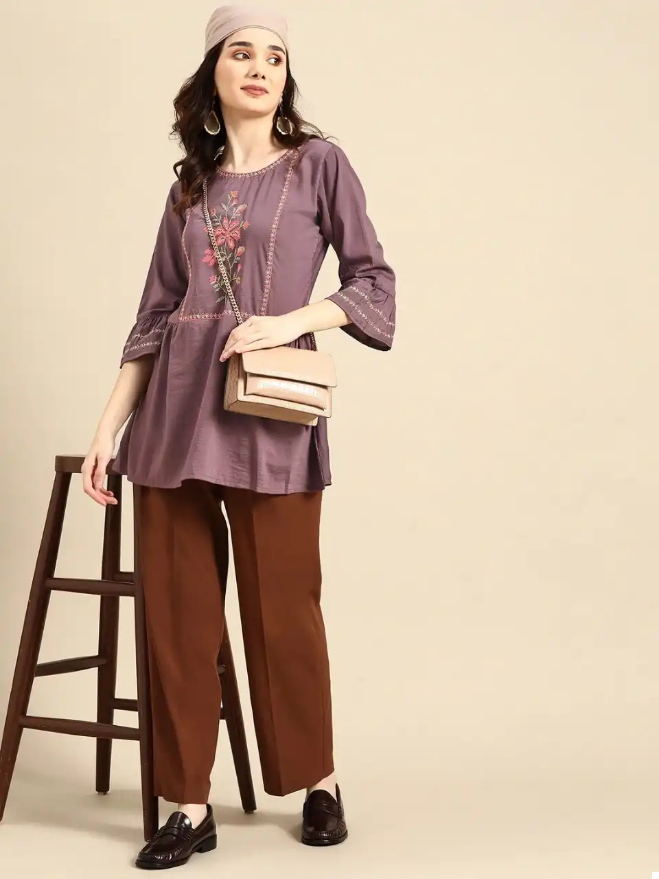 Vardan Ethnic Marina Viscose Blend Wholesale Western Short Top Catalog - Image 2