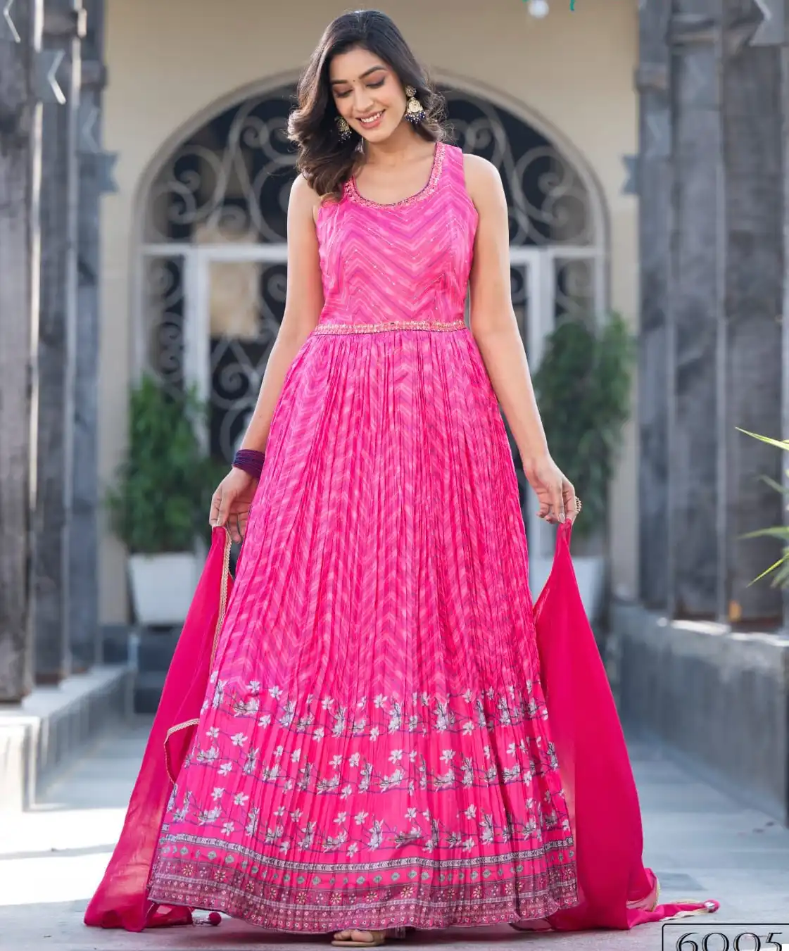 Vardan Ethnic Masakali Vol 06 Soft Dolla Wholesale Fancy Long Gown With Dupatta Catalog