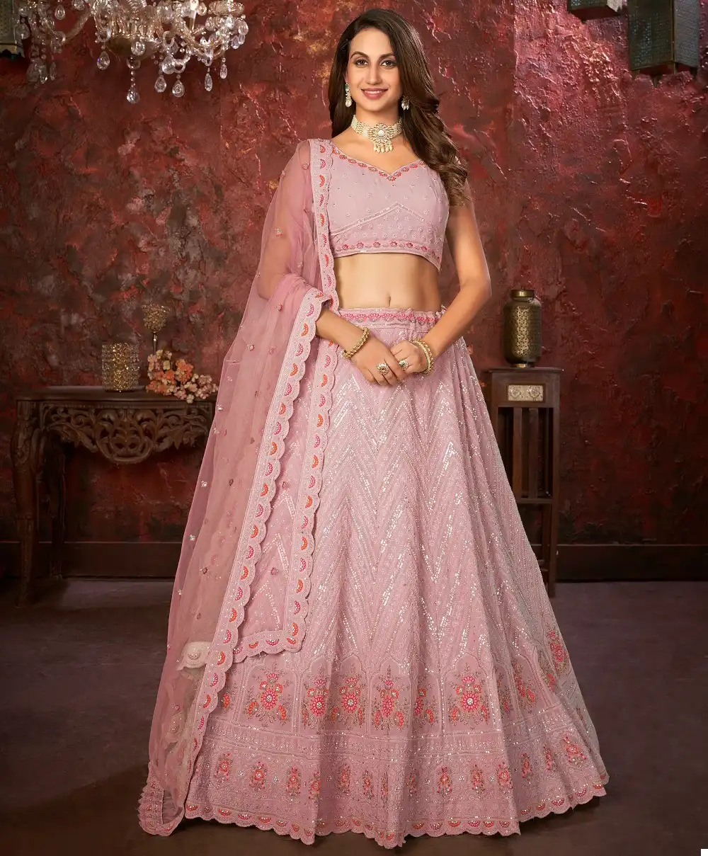 Vardan Ethnic Non-Catalog Lehenga Vol 2 Faux Georgette Wholesale Lehenga Catalog