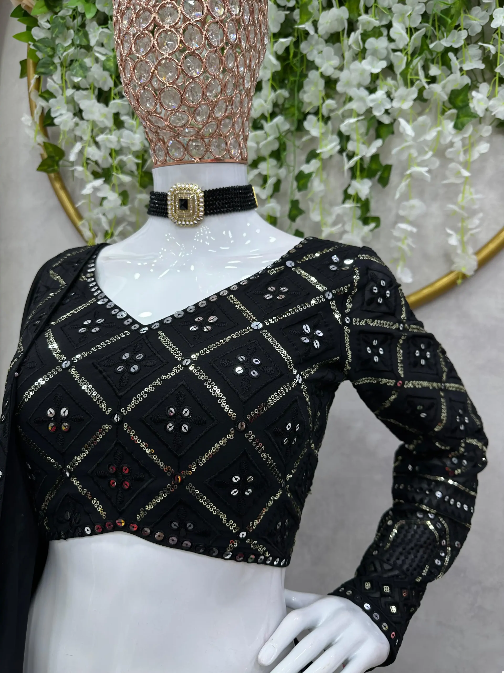 Vardan Ethnic Qrc 203 Faux Georgette Wholesale Lehenga Catalog - Image 6