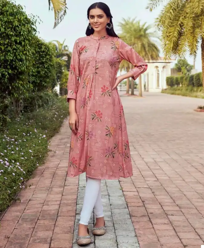 Vardan Ethnic Samaira Cotton Wholesale Fancy Kurtis Catalog