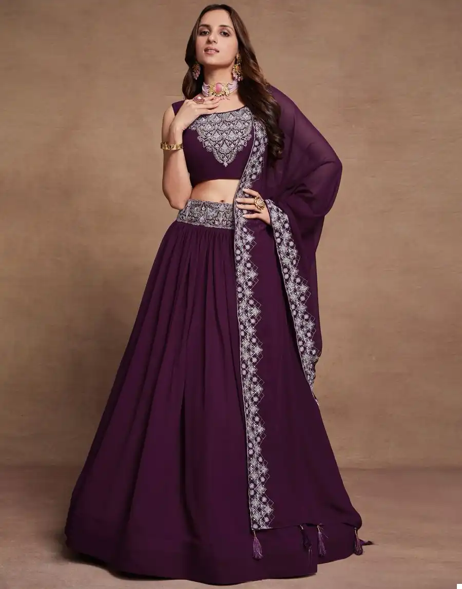 Vardan Ethnic Zaha Vol 1 Blooming Georgette Wholesale Lehenga Catalog