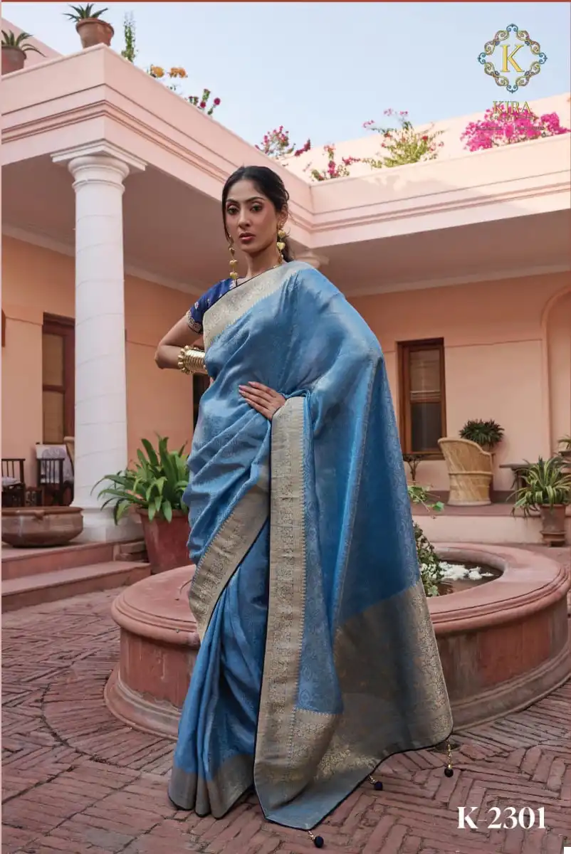 Kira Kyara Silk Vol 1 Viscose Wholesale Fancy Sarees Catalog - Image 2