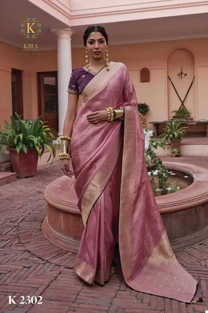 Kira Kyara Silk Vol 1 Viscose Wholesale Fancy Sarees Catalog - Image 3