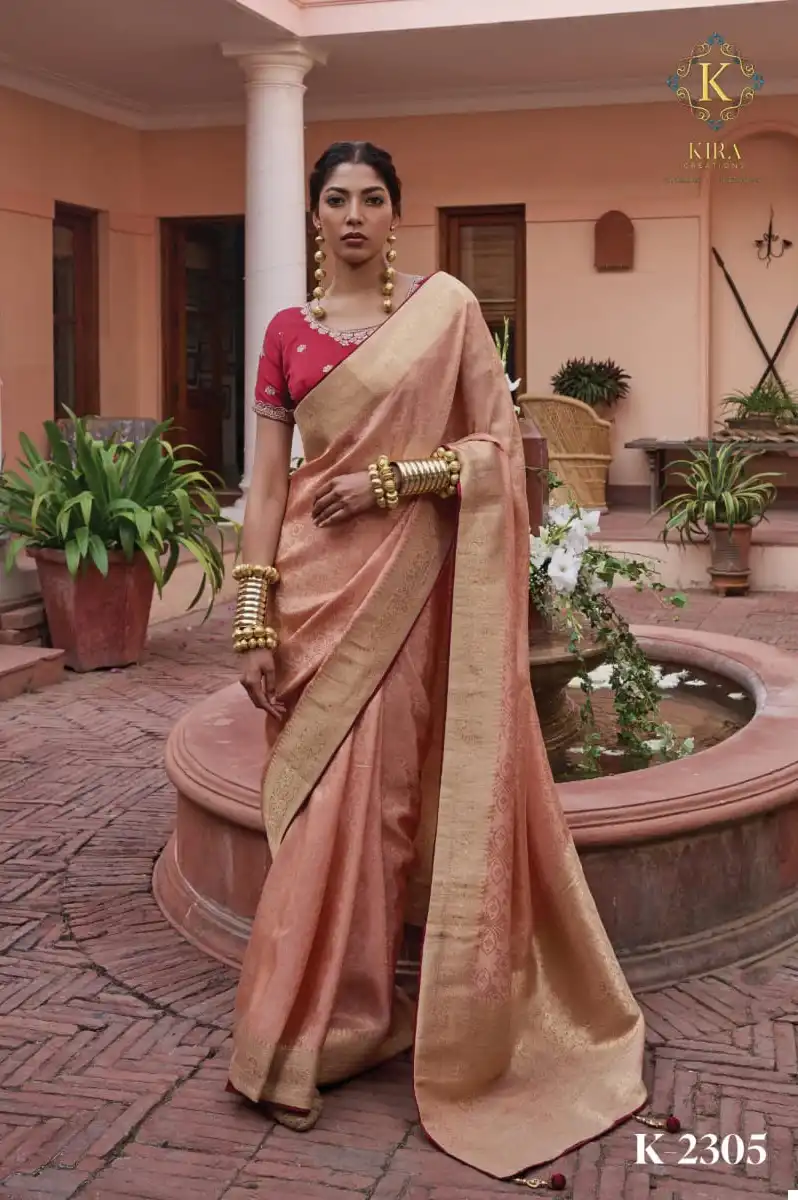 Kira Kyara Silk Vol 1 Viscose Wholesale Fancy Sarees Catalog - Image 4