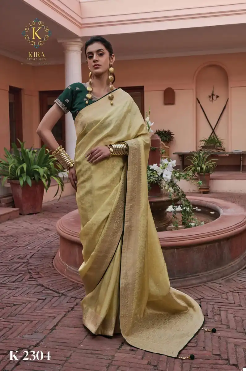 Kira Kyara Silk Vol 1 Viscose Wholesale Fancy Sarees Catalog - Image 6