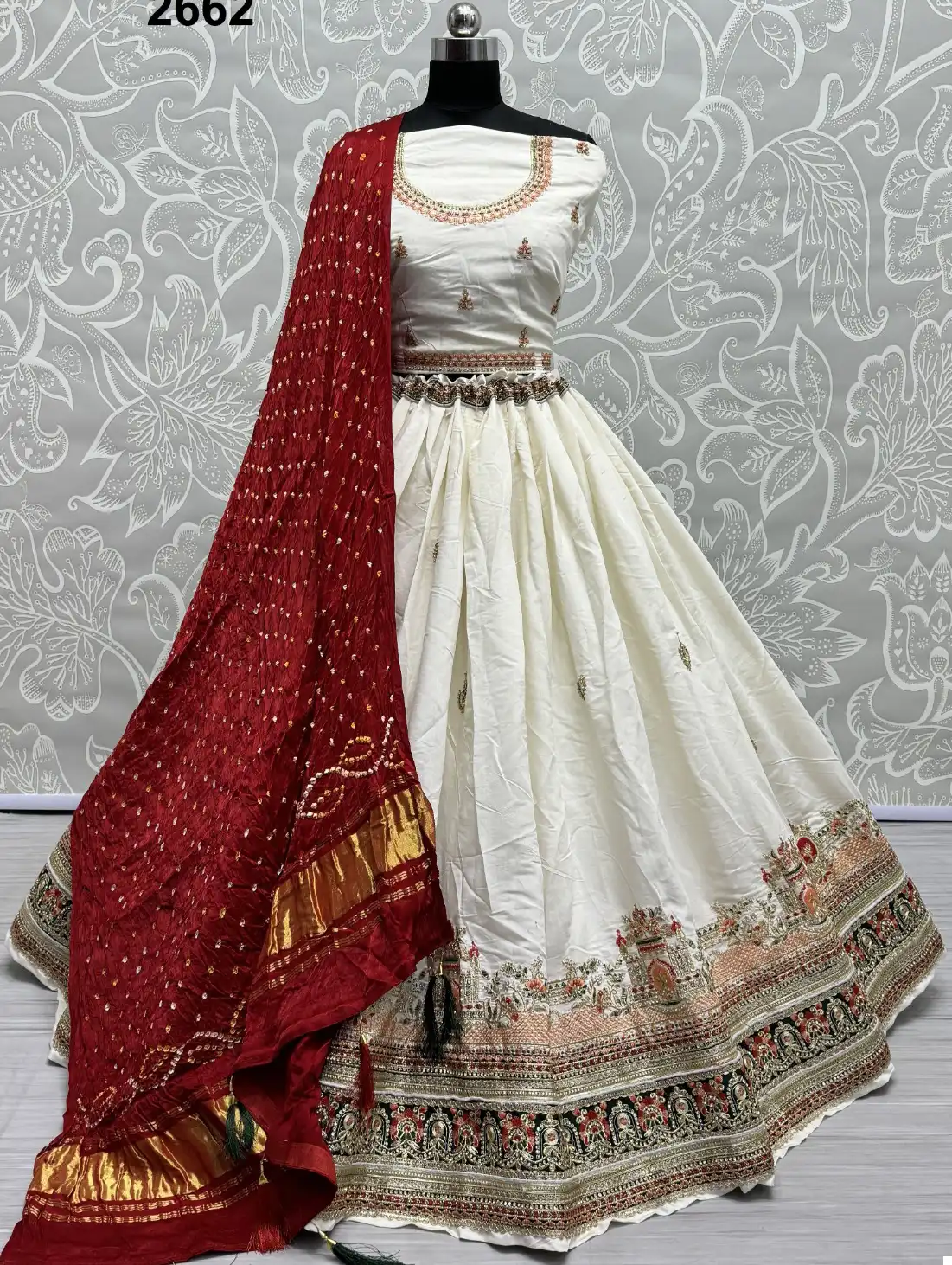 Anjani Art 2662 Gadhwal Silk Wholesale Lehenga