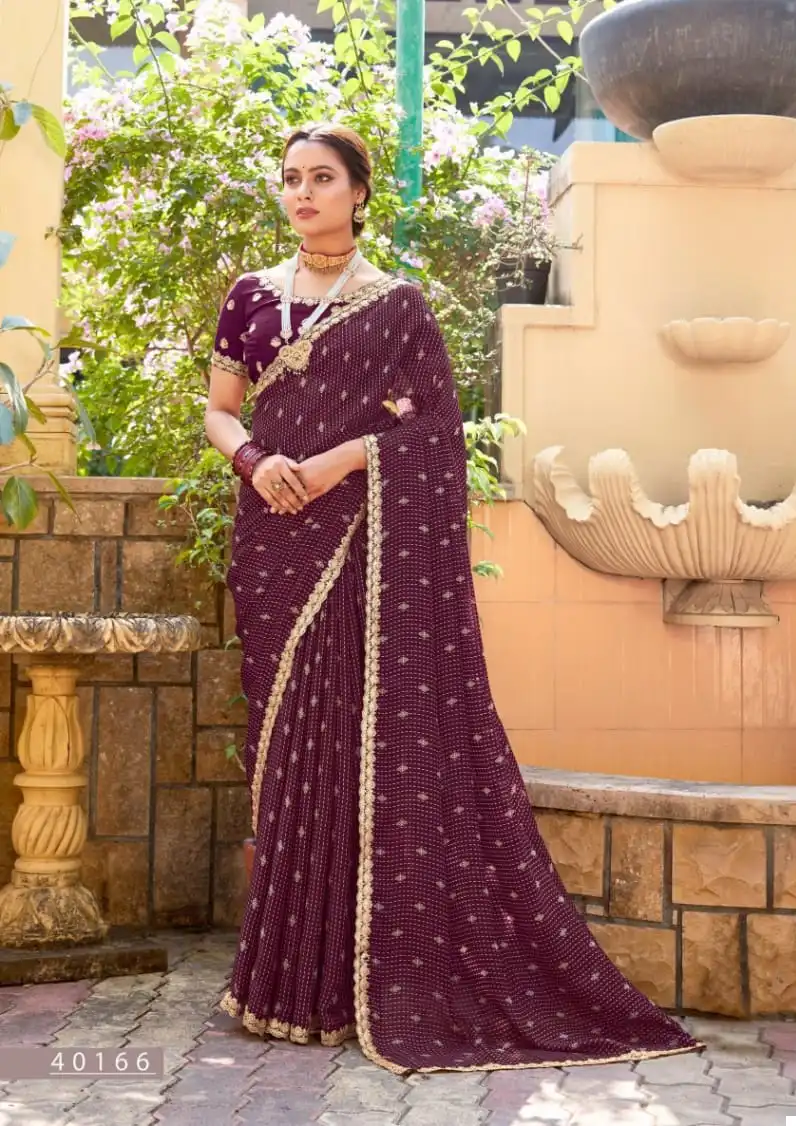 5D Designer Shivnya Nova Crape Wholesale Sarees Catalog - Image 3