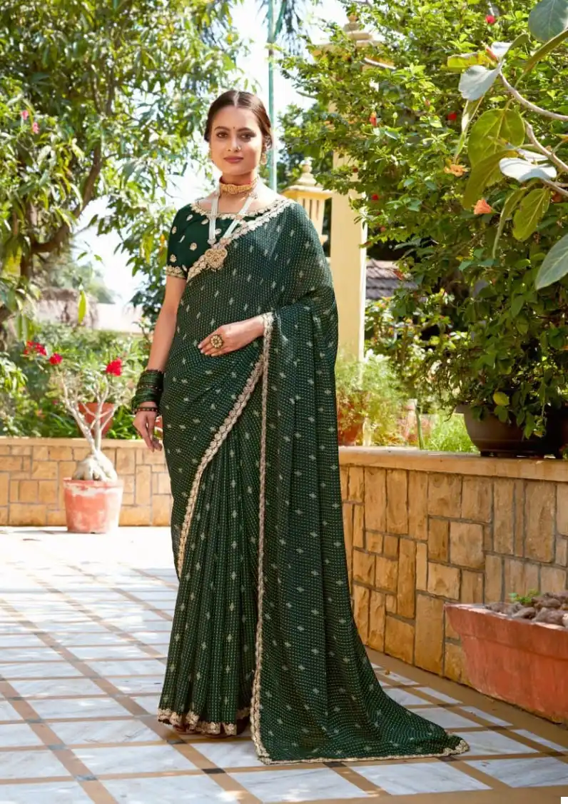 5D Designer Shivnya Nova Crape Wholesale Sarees Catalog - Image 4