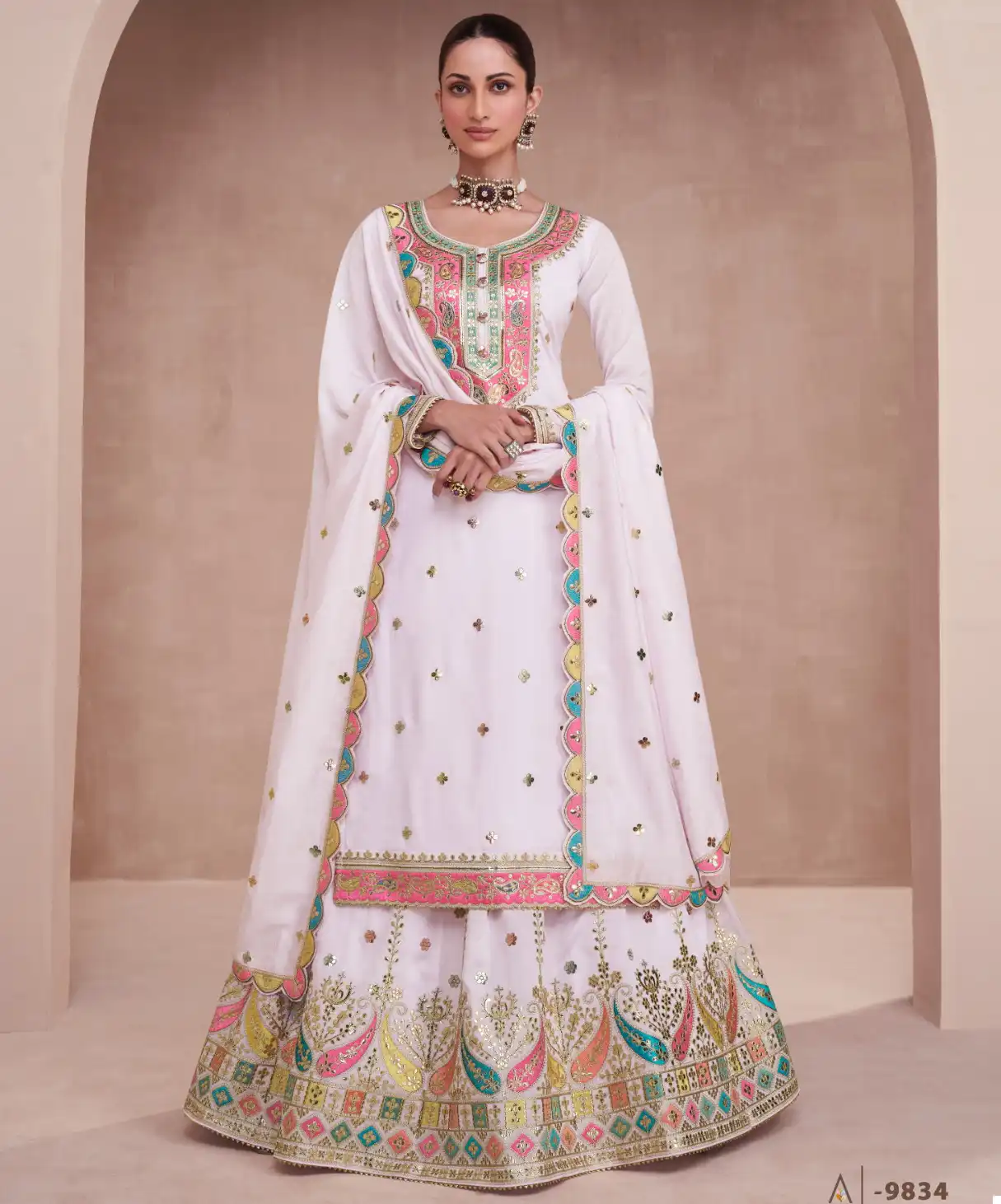 Aashirwad Gulbaug Premium Silk Wholesale Designer Readymade Salwar Suit