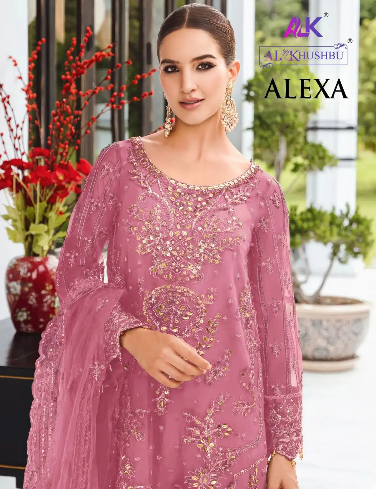 Al_Khushbu Alexa-Vol 1 Organza Wholesale Pakistani Salwar Suit Catalog