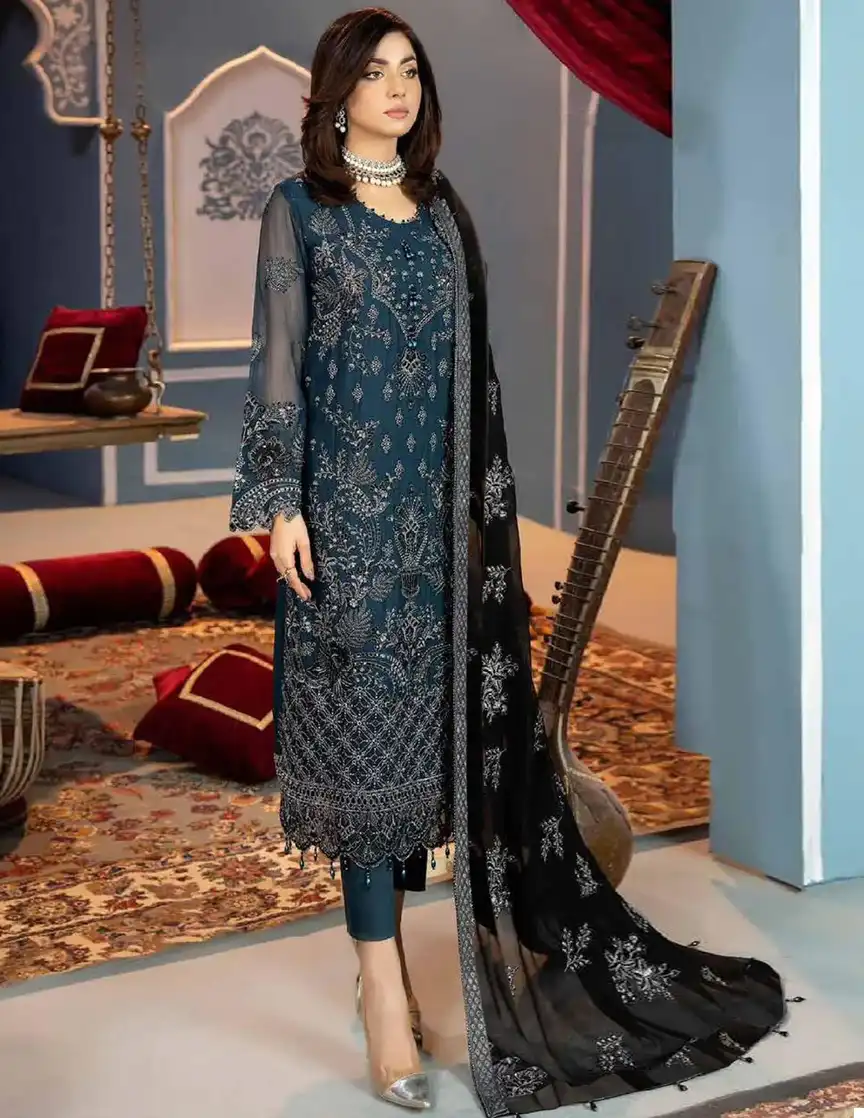 Al_Khushbu Samaira Vol 10 Georgette Wholesale Pakistani Salwar Suit Catalog