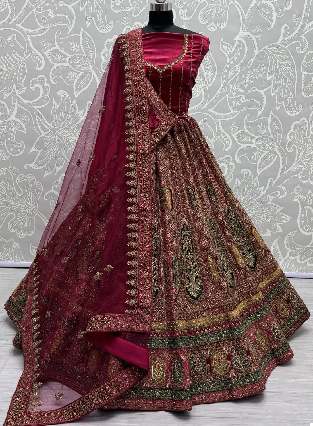 Anjani Art 2655 Velvet Wholesale Lehenga Catalog