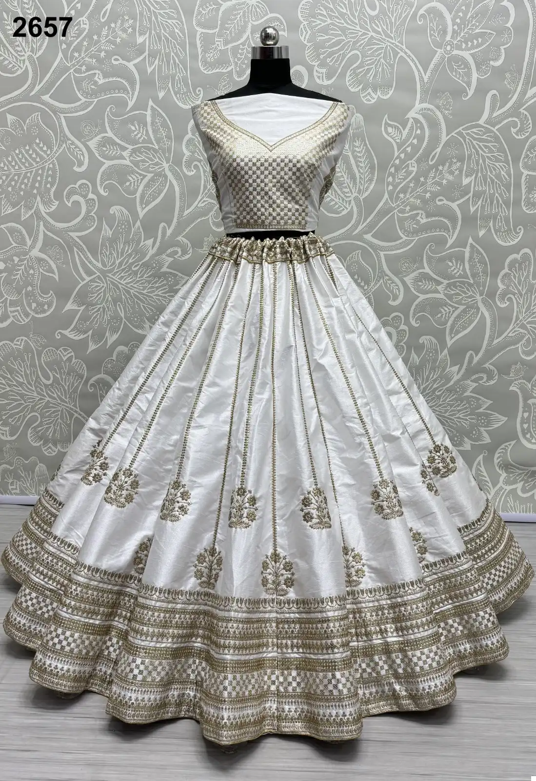 Anjani Art 2657 Silk Wholesale Lehenga - Image 2