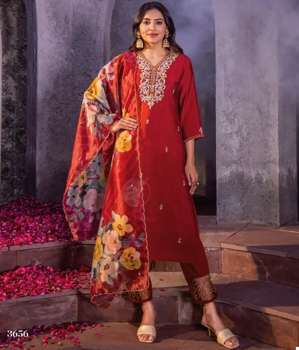 Anju Fabric Mayra Vol 4 Viscose Modal Wholesale Readymade Salwar Suit Catalog — Wholesale Salwar Suits, Anju fabric wholesale from Surat — view 1