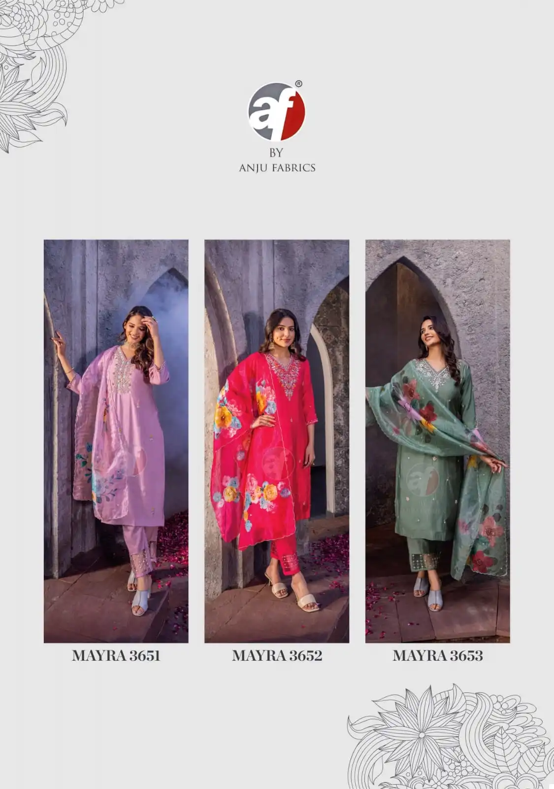 Anju Fabric Mayra Vol 4 Viscose Modal Wholesale Readymade Salwar Suit Catalog — Wholesale Salwar Suits, Anju fabric wholesale from Surat — view 8