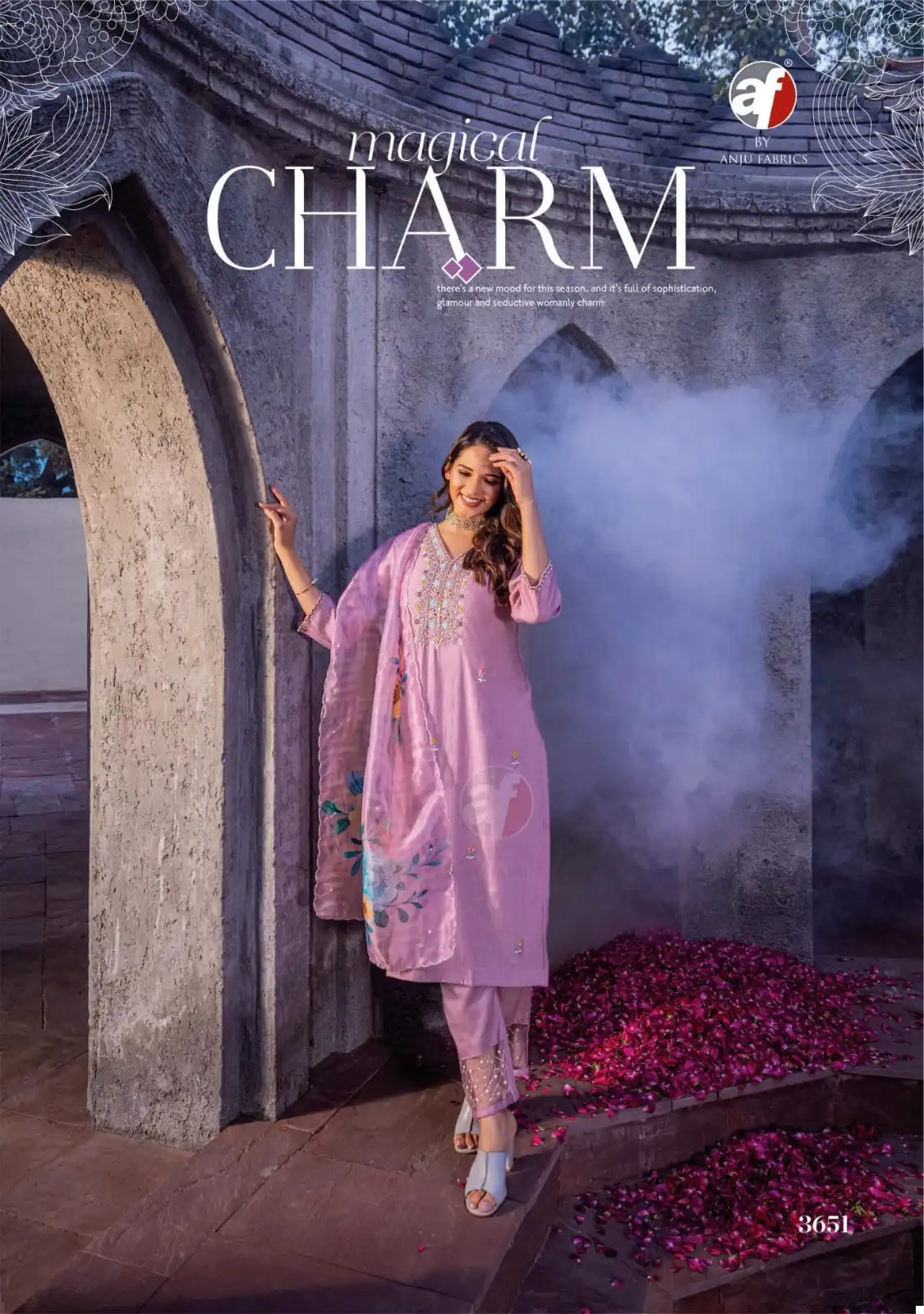 Anju Fabric Mayra Vol 4 Viscose Modal Wholesale Readymade Salwar Suit Catalog — Wholesale Salwar Suits, Anju fabric wholesale from Surat - Gallery Image 4