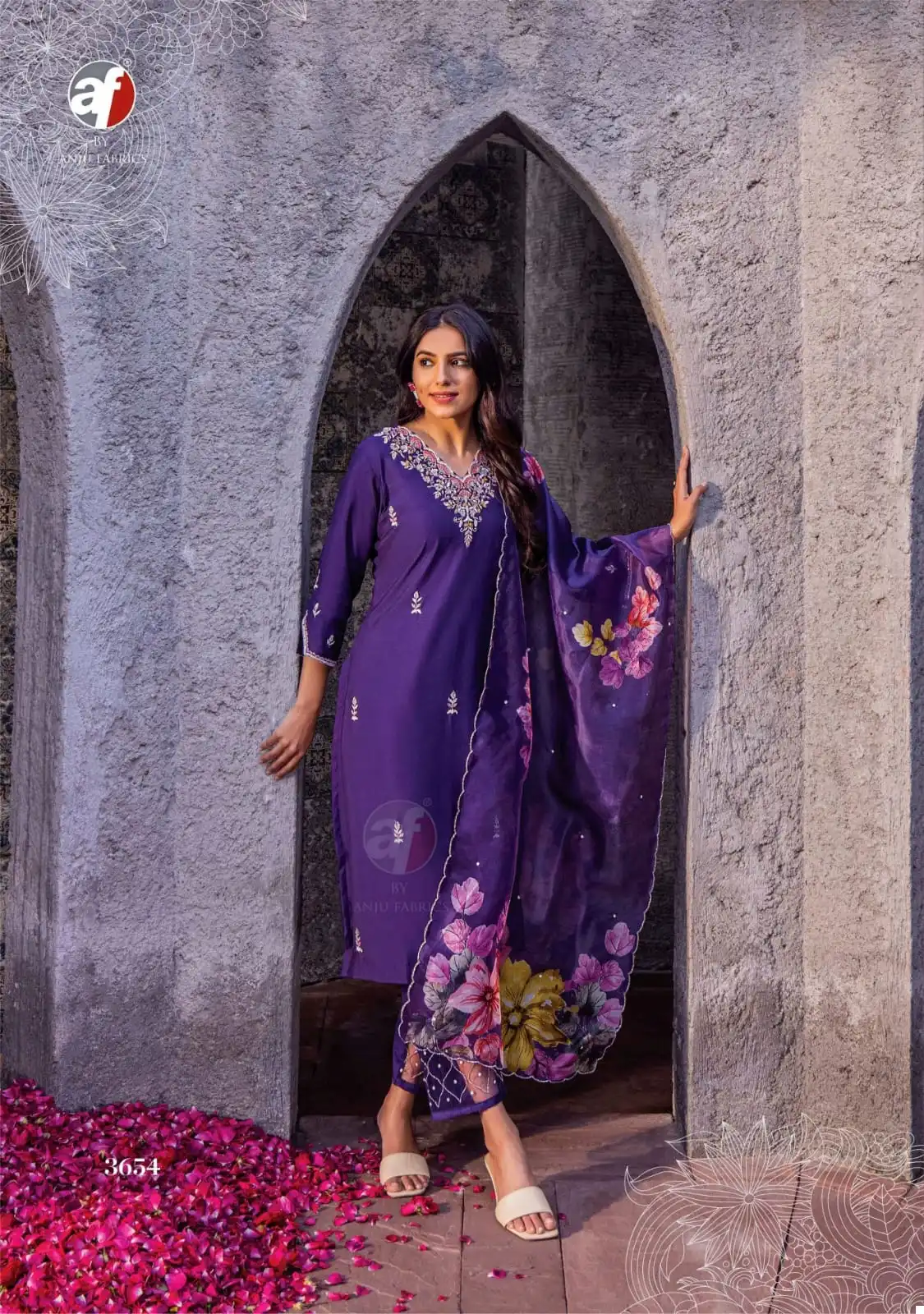 Anju Fabric Mayra Vol 4 Viscose Modal Wholesale Readymade Salwar Suit Catalog — Wholesale Salwar Suits, Anju fabric wholesale from Surat - Gallery Image 6