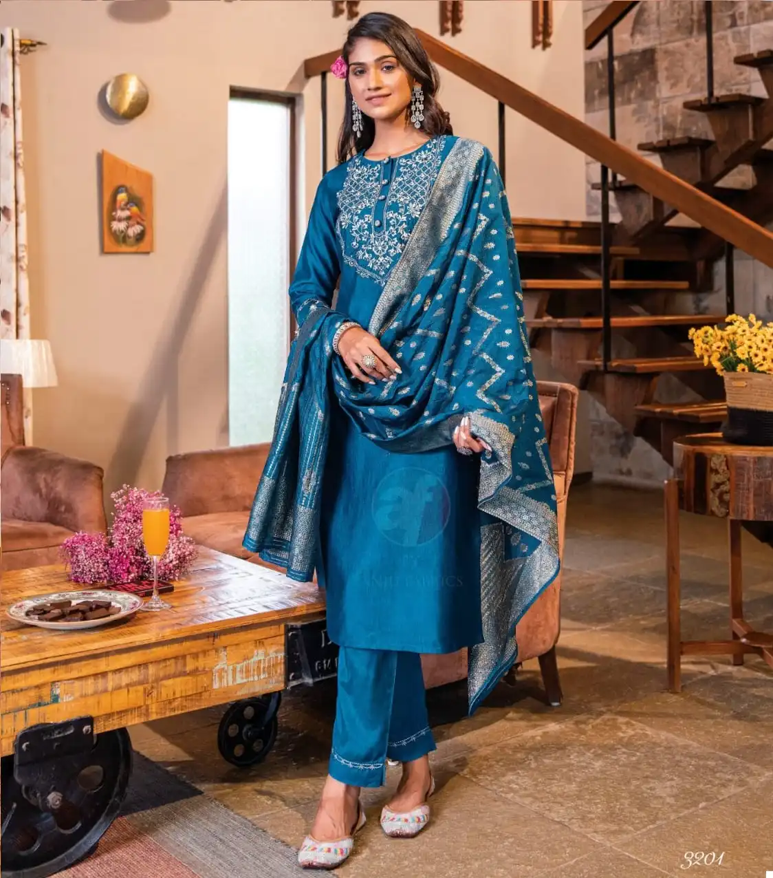 Anju Fabrics Mayuri Vol 3 Viscose Wholesale Designer Readymade Salwar Suit Catalog