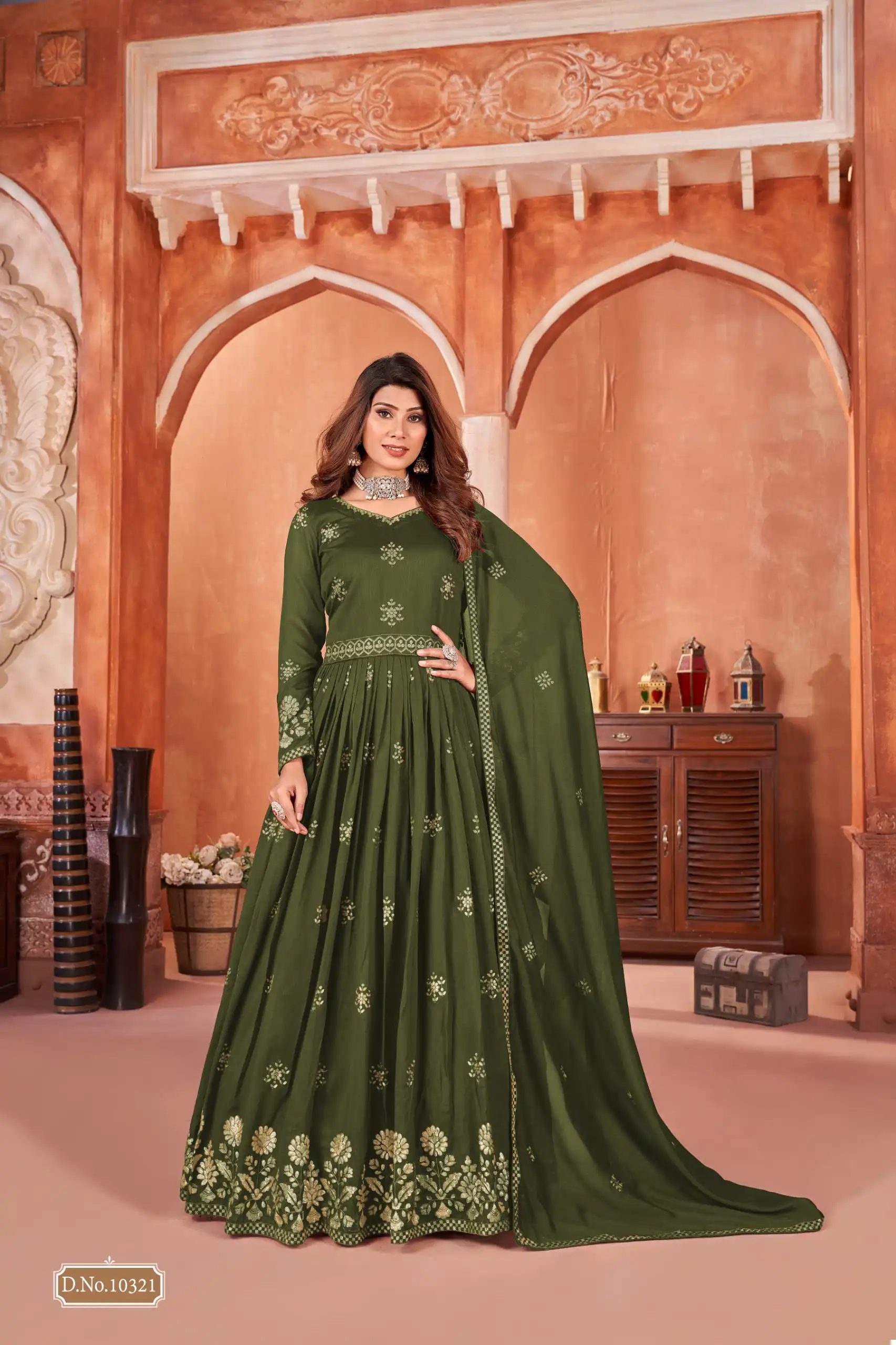 Anjubaa Vol 32 Art Silk Wholesale Designer Salwar Suit Catalog — Wholesale Salwar Suits, Anju fabric wholesale from Surat — view 2