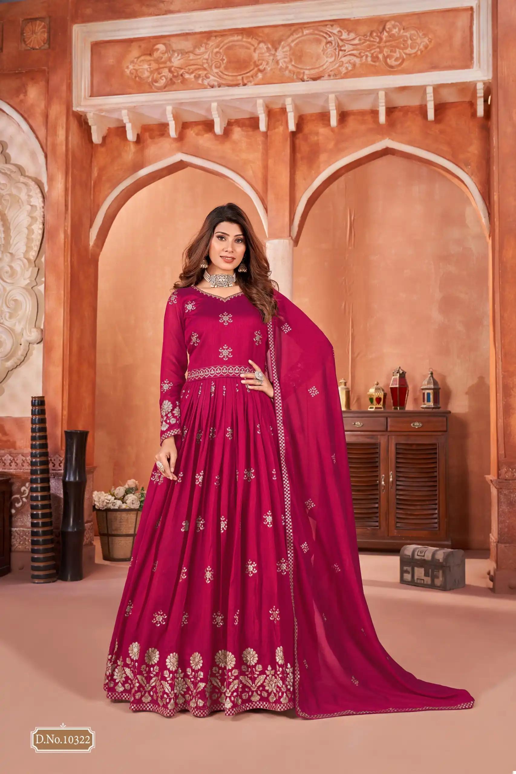 Anjubaa Vol 32 Art Silk Wholesale Designer Salwar Suit Catalog — Wholesale Salwar Suits, Anju fabric wholesale from Surat — view 3