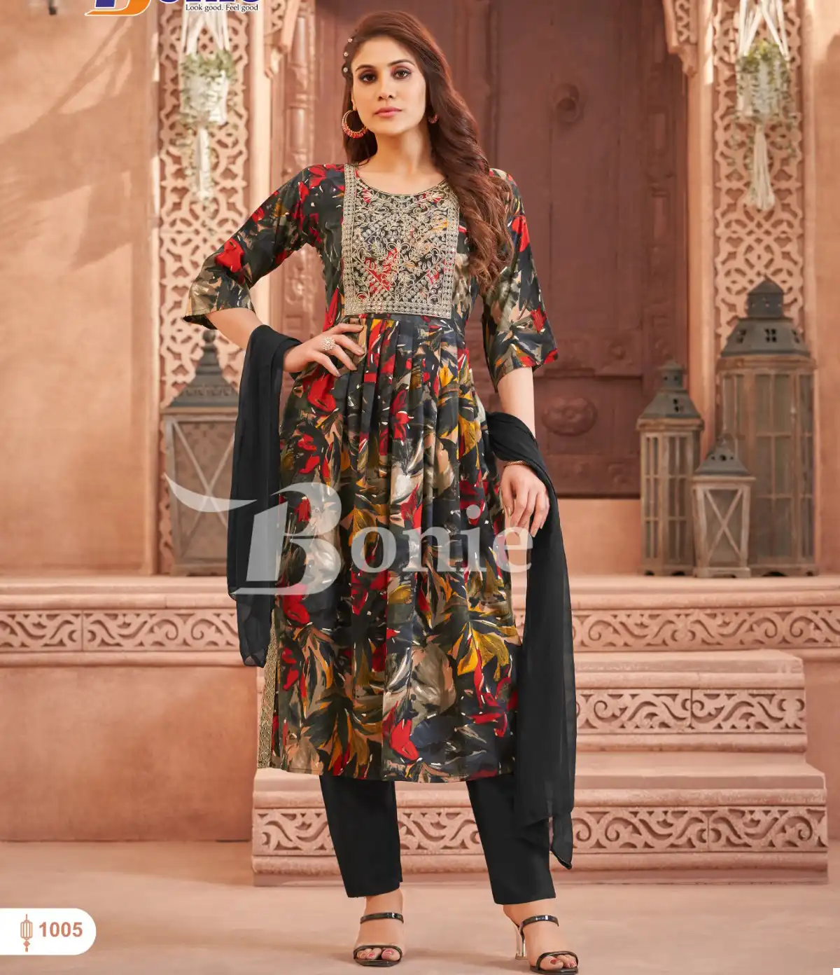 Bonie Meghana Vol 1 Rayon Mill Printed Wholesale Readymade Salwar Suit Catalog