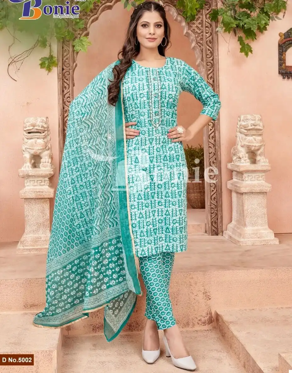 Bonie Noor 5 Cotton Wholesale Readymade Salwar Suit Catalog