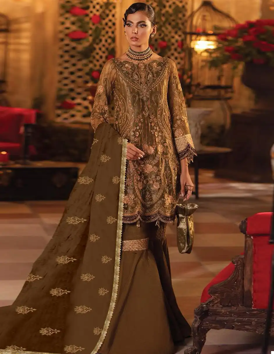 Fepic C 1328 Organza Wholesale Pakistani Salwar Suit