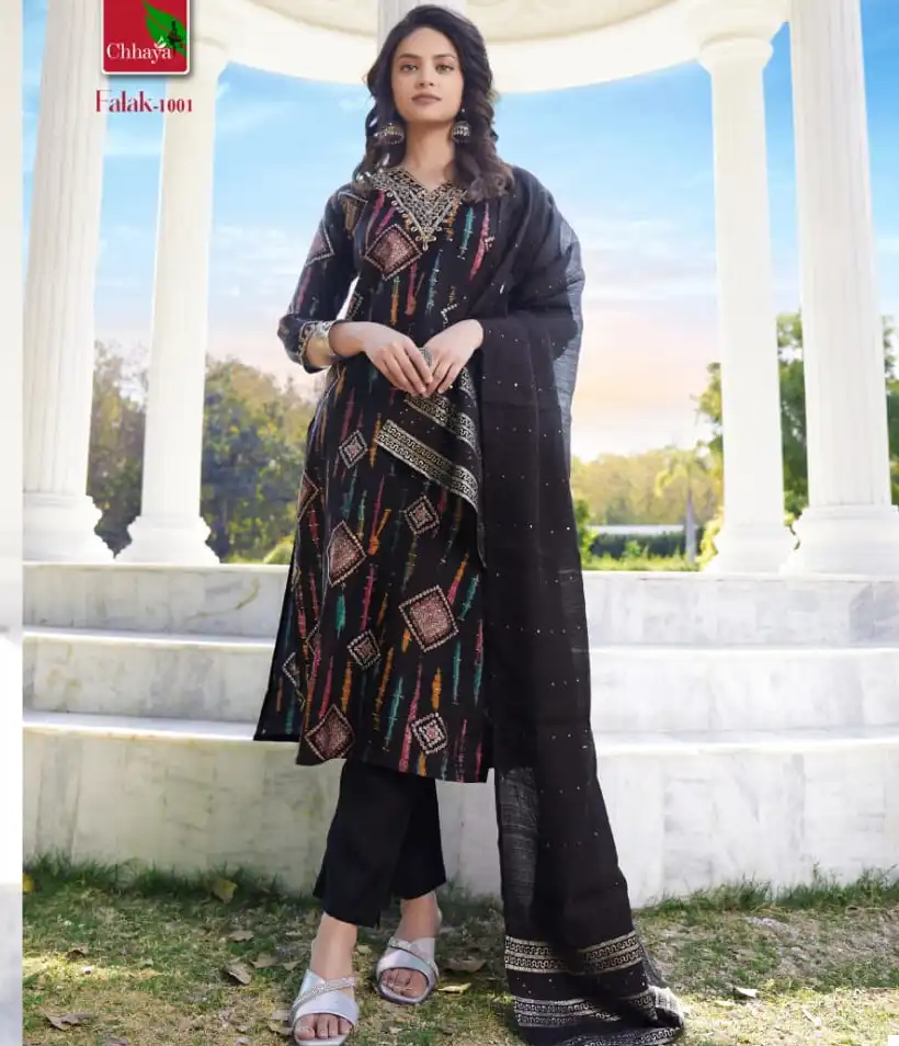 Chhaya Kurti Falak Heavy Modal Pring Silk Wholesale Readymade Salwar Suit Catalog