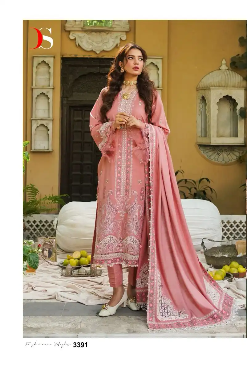 Deepsy Suits 3391 & 3393 Rayon Cotton Wholesale Pakistani Salwar Suit Catalog - Image 2