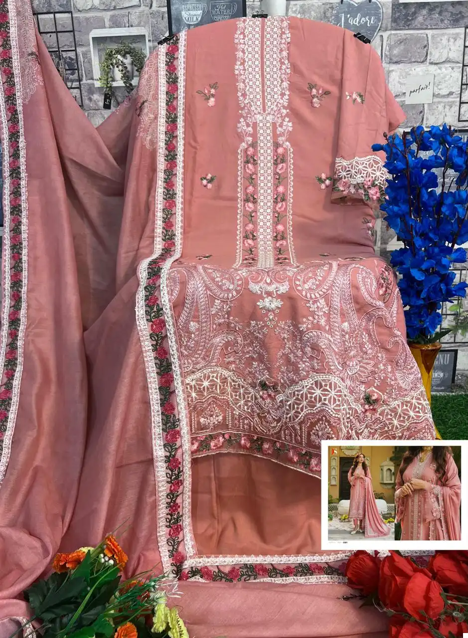 Deepsy Suits 3391 & 3393 Rayon Cotton Wholesale Pakistani Salwar Suit Catalog - Image 4