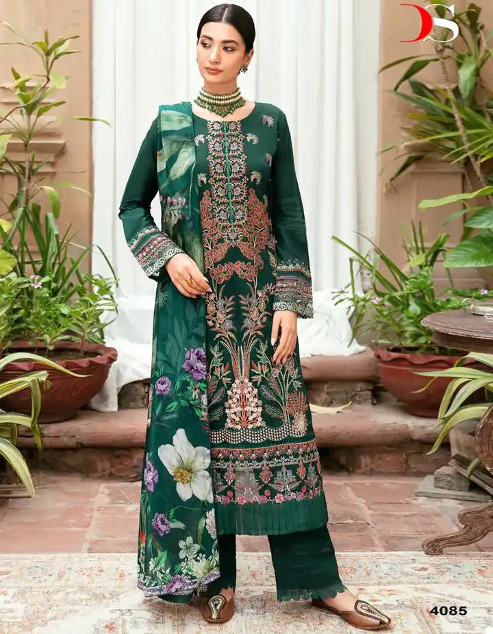 Deepsy Suits Cheveron 11 Pure Cotton Wholesale Pakistani Salwar Suit Catalog