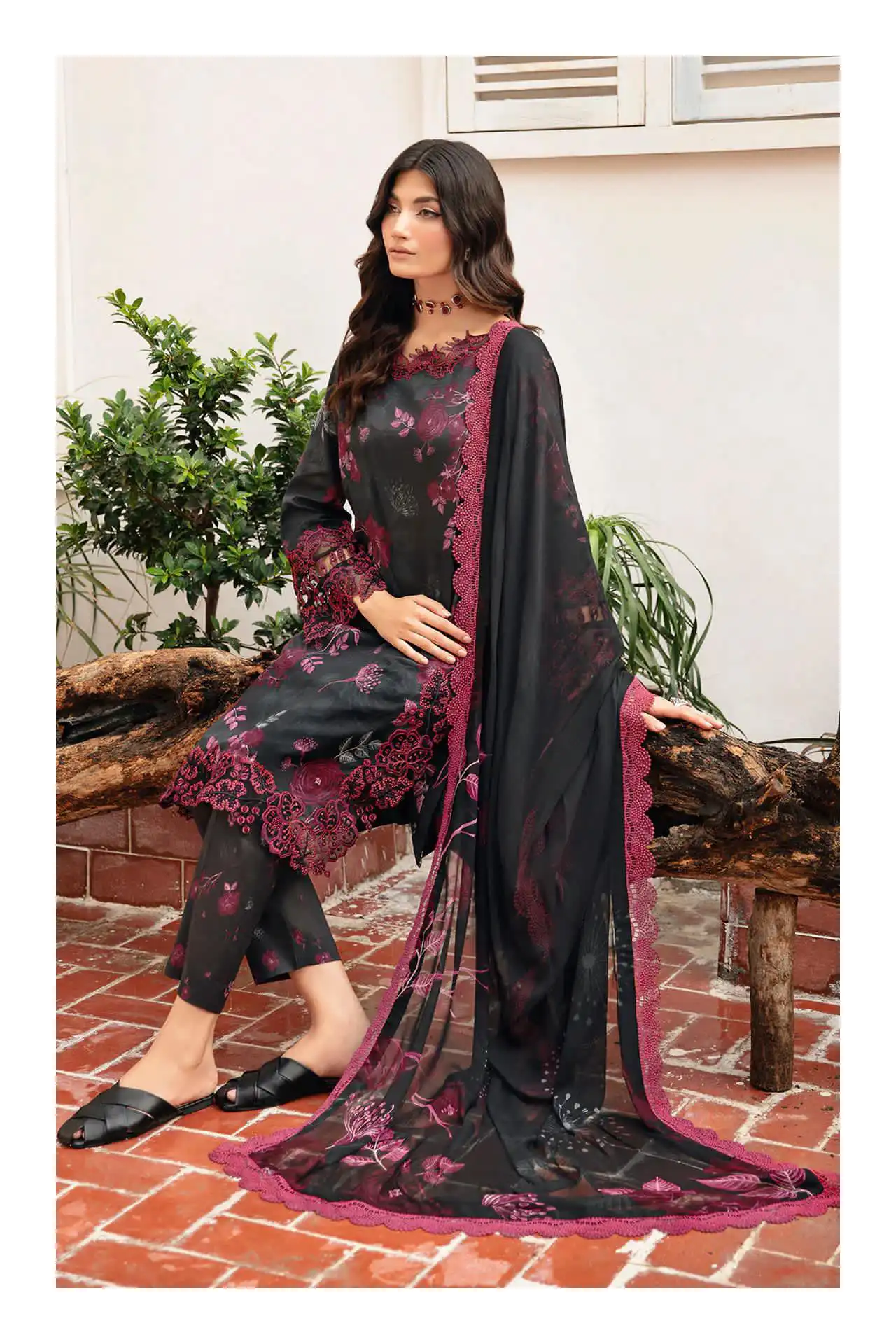 Deepsy Suits Ramsha Rungrez Luxury Lawn Nx Pure Cotton Wholesale Pakistani Salwar Suit Catalog - Image 4